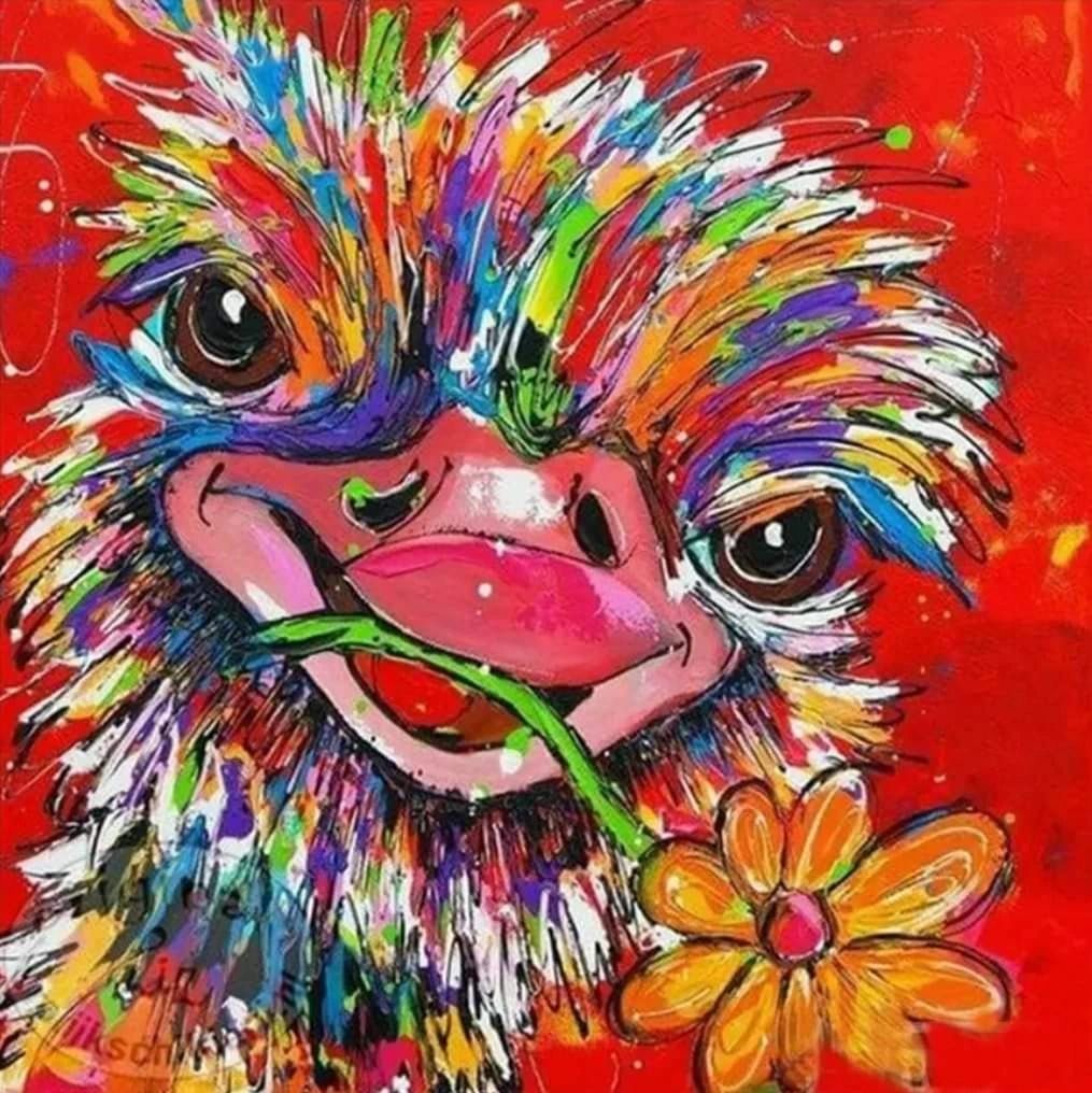 ELLIE THE EMU - Full Drill Diamond Painting - 30cm x 30cm