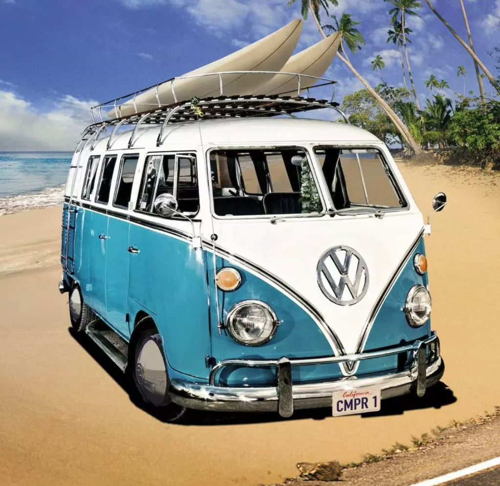 BLUE SURF KOMBI - Full Drill Diamond Painting - 40cm x 40cm