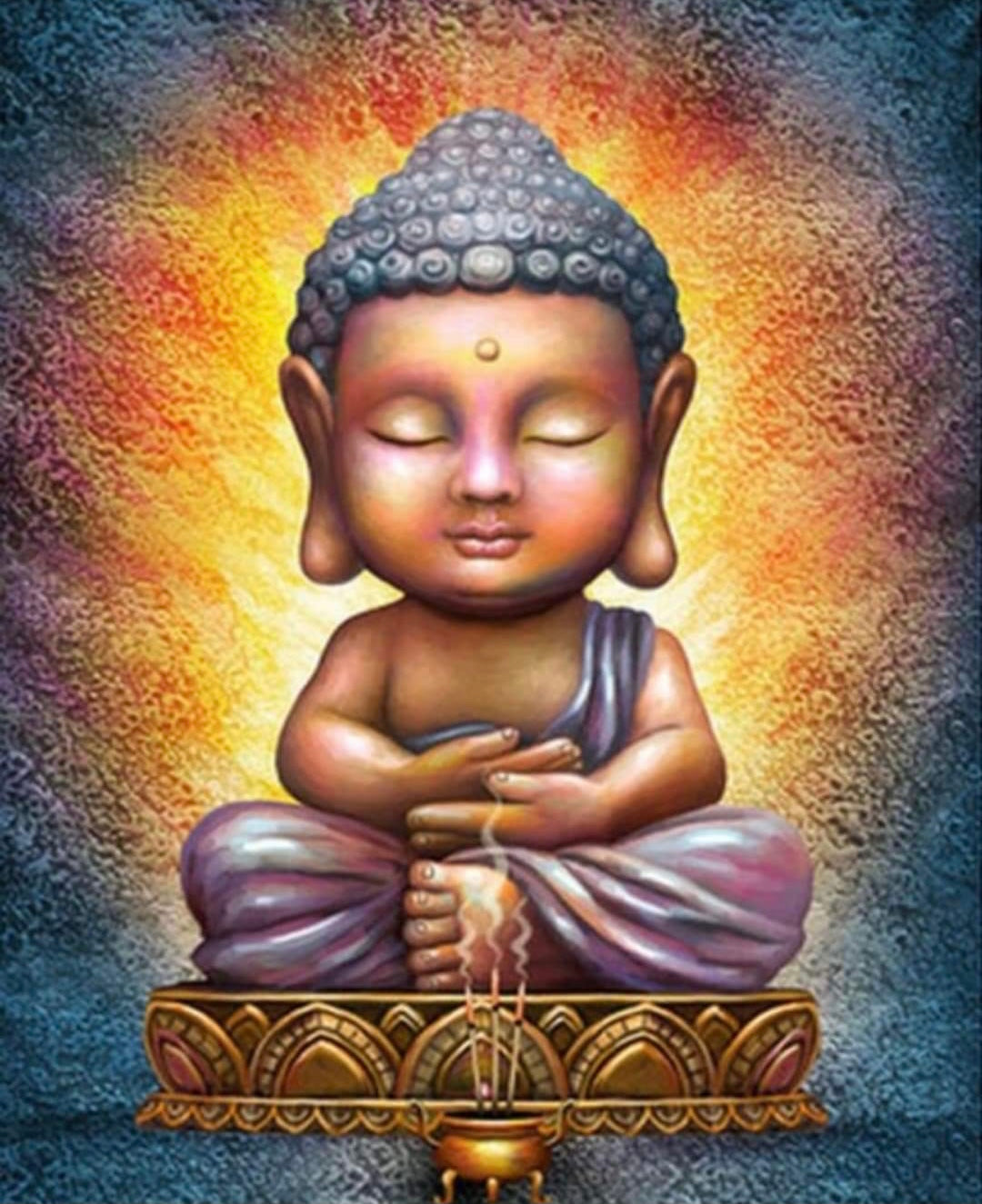 PRAYING BUDDHA - Full Drill Diamond Painting - 30cm x 40cm