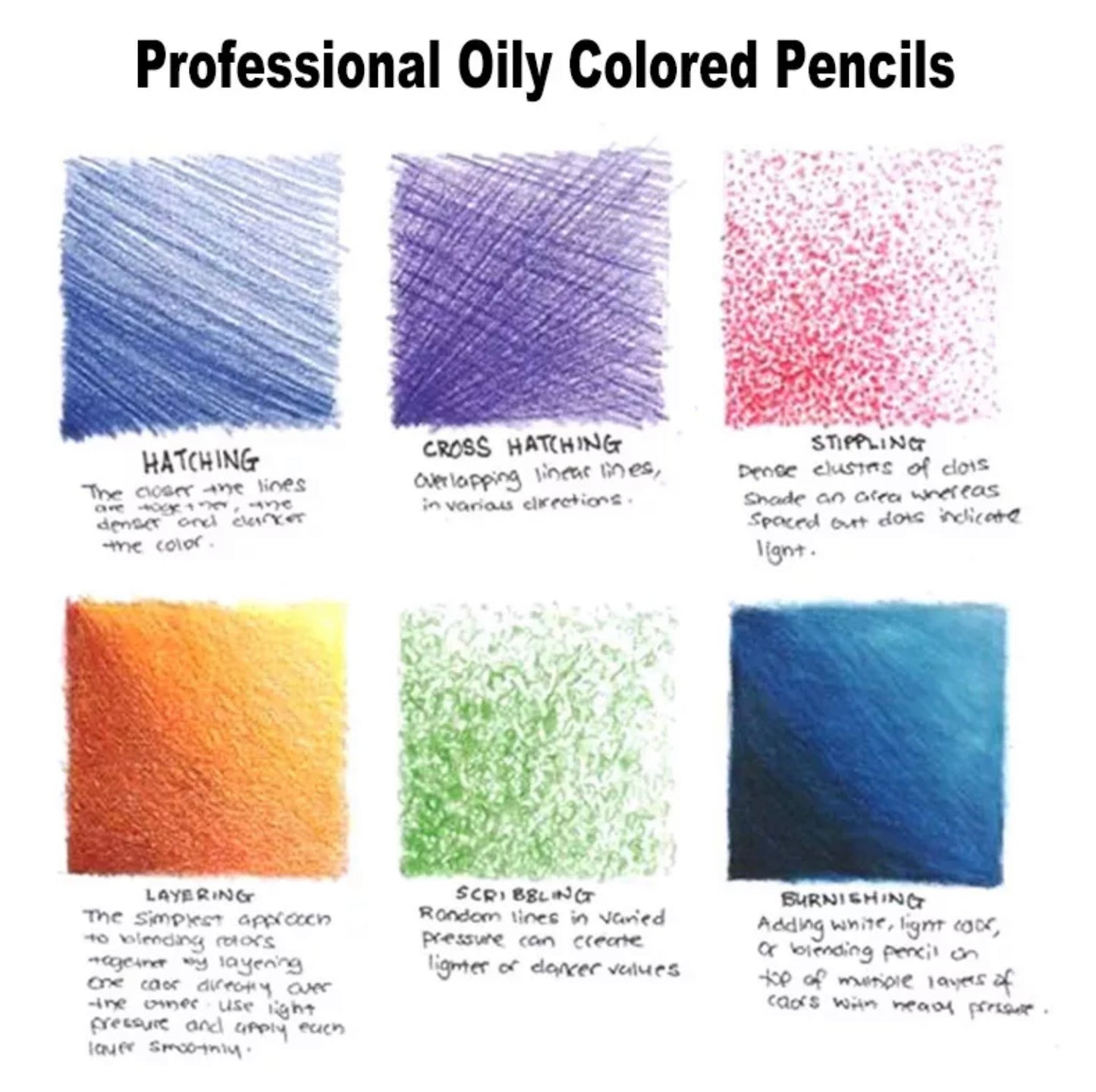 Professional Oily Colouring Pencils