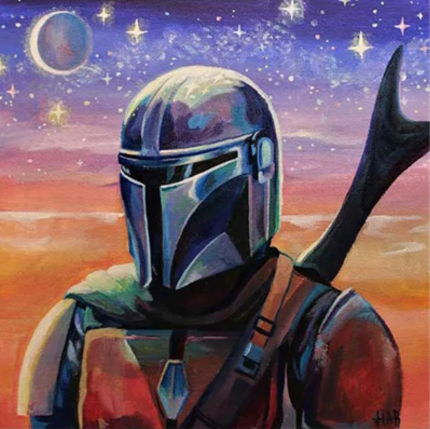 THE MANDALORIAN - Full Drill Diamond Painting - 30cm x 30cm