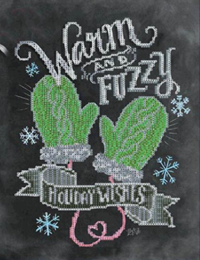WARM and FUZZY!! - Partial Drill Diamond Painting - 30cm x 40cm