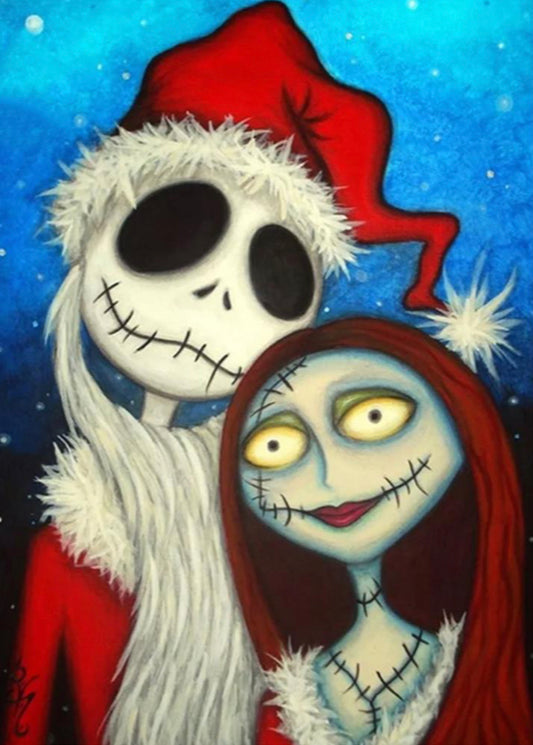 JACK & SALLY’S CHRISTMAS - 5D Diamond Painting - 30cm x 40cm