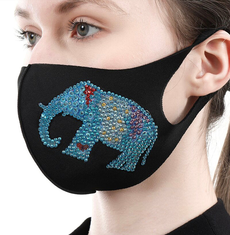 Diamond Painting FACIAL MASK - ELEPHANT
