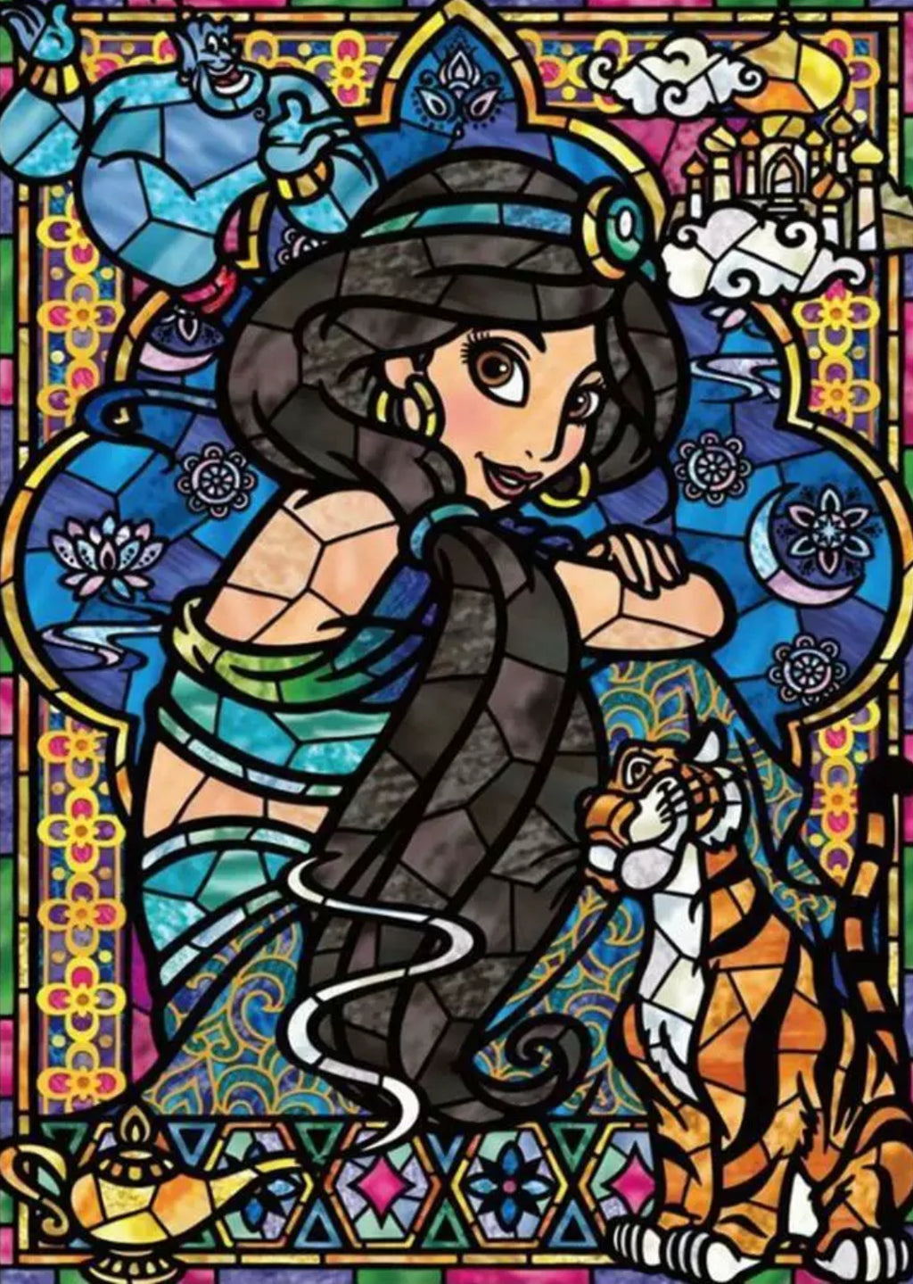 MOSAIC DISNEY PRINCESS - JASMINE - Full Drill Diamond Painting - 30cm x 40cm