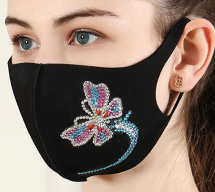 Diamond Painting FACIAL MASK - BUTTERFLY WITH TAIL