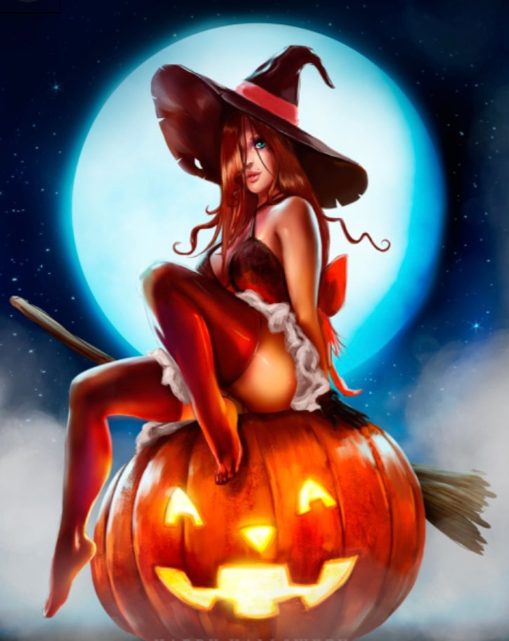 HALLOWEEN WITCH - Full Drill Diamond Painting - 25cm x 35cm