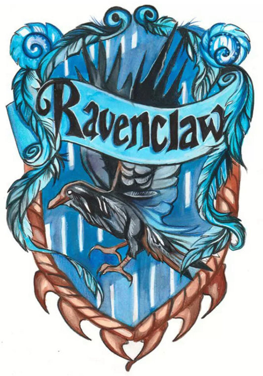 RAVENCLAW EMBLEM - Full Round Drill - 30cms x 40cms