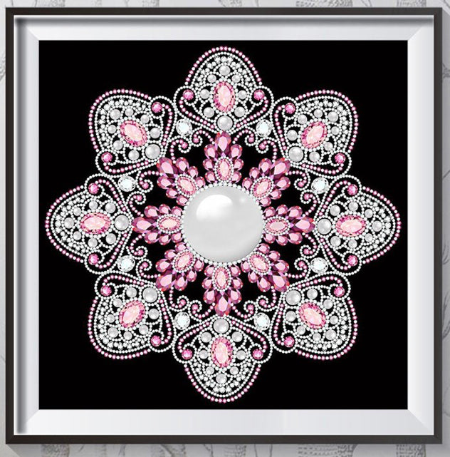 Special Drill FLOWER - Diamond Painting - 30cm x 30cm