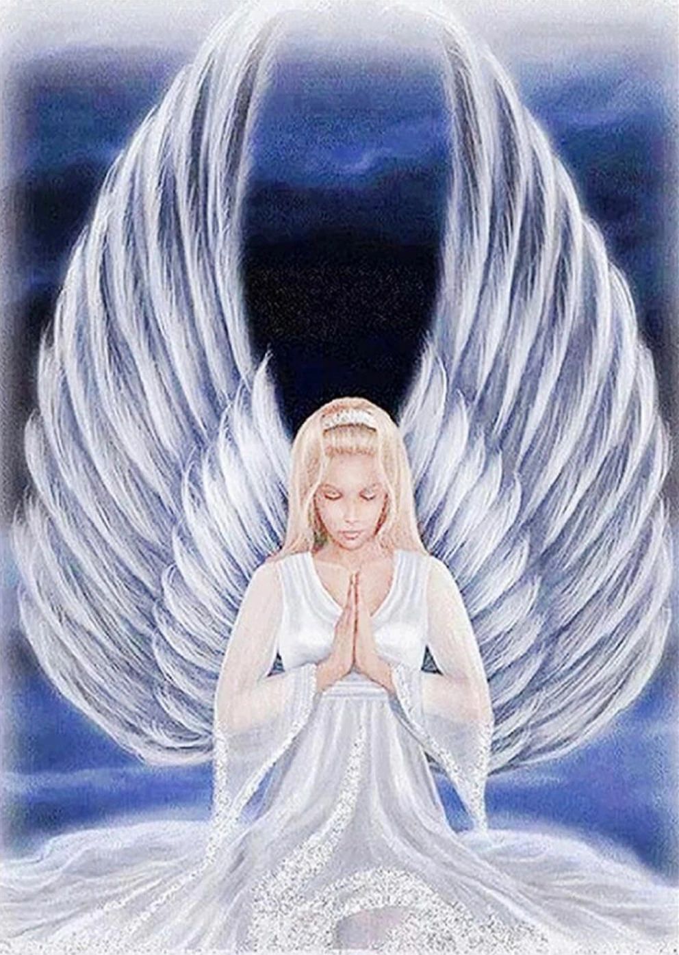 PRAYING ANGEL - Full Drill Diamond Painting - 30cm x 40cm