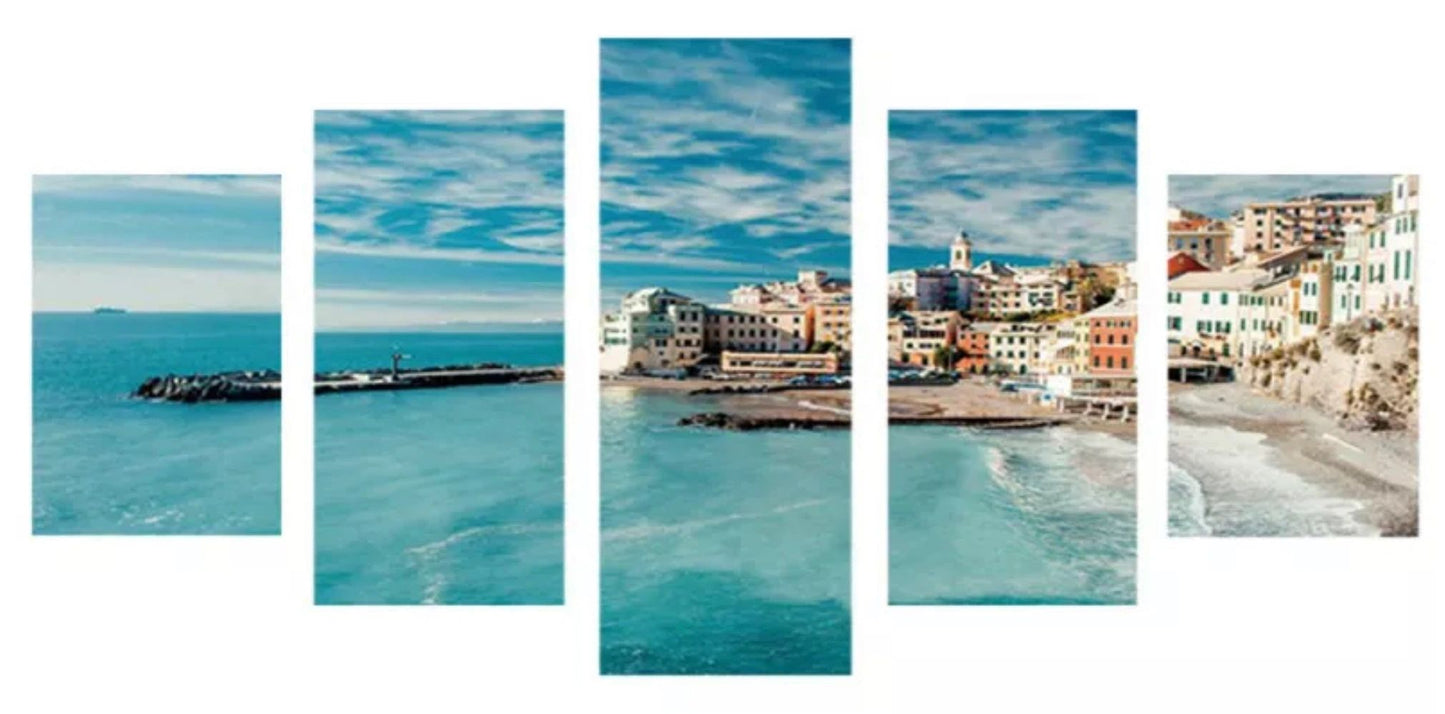 5 Panel HOLIDAY DESTINATION - Full Drill Diamond Painting - 95cms x 45cms